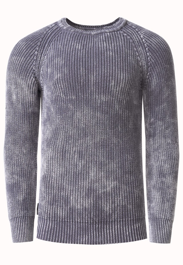 Rusty Neal Strickpullover im dezenten Batik-Design