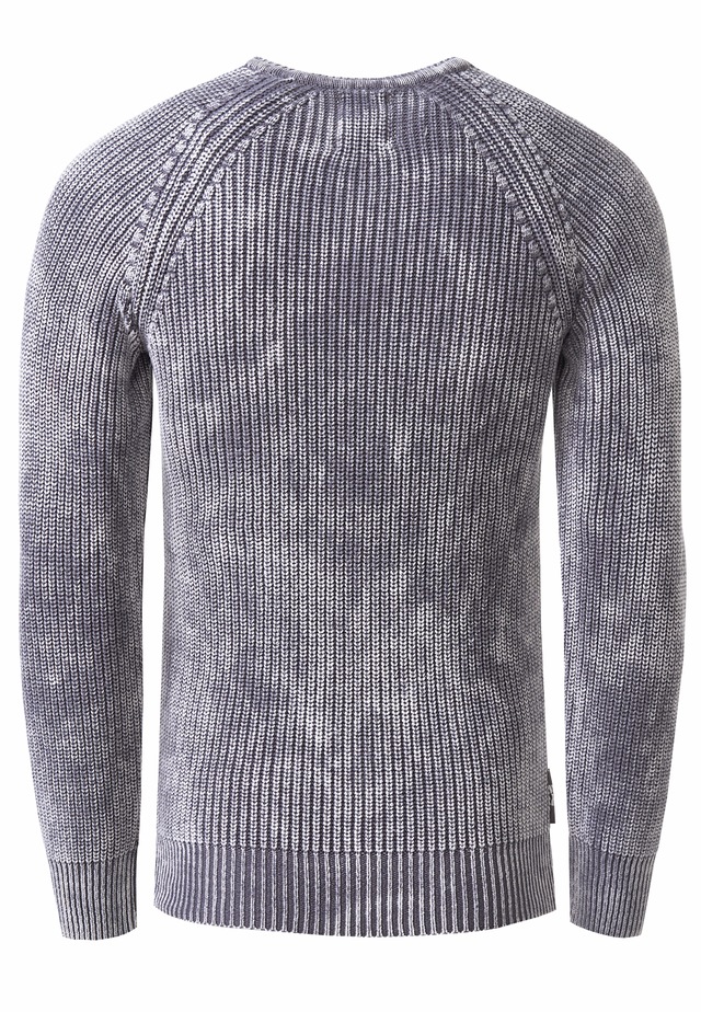 Rusty Neal Strickpullover im dezenten Batik-Design
