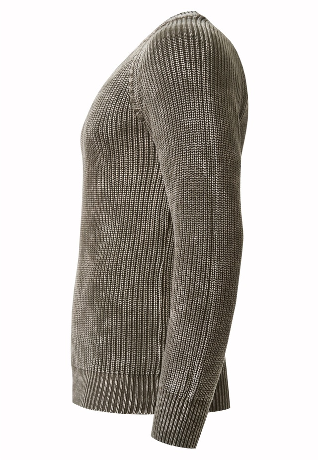 Rusty Neal Strickpullover im dezenten Batik-Design