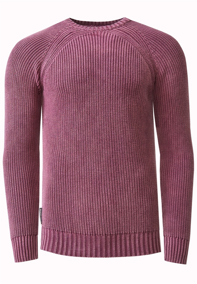 Rusty Neal Strickpullover im einfarbigen Design