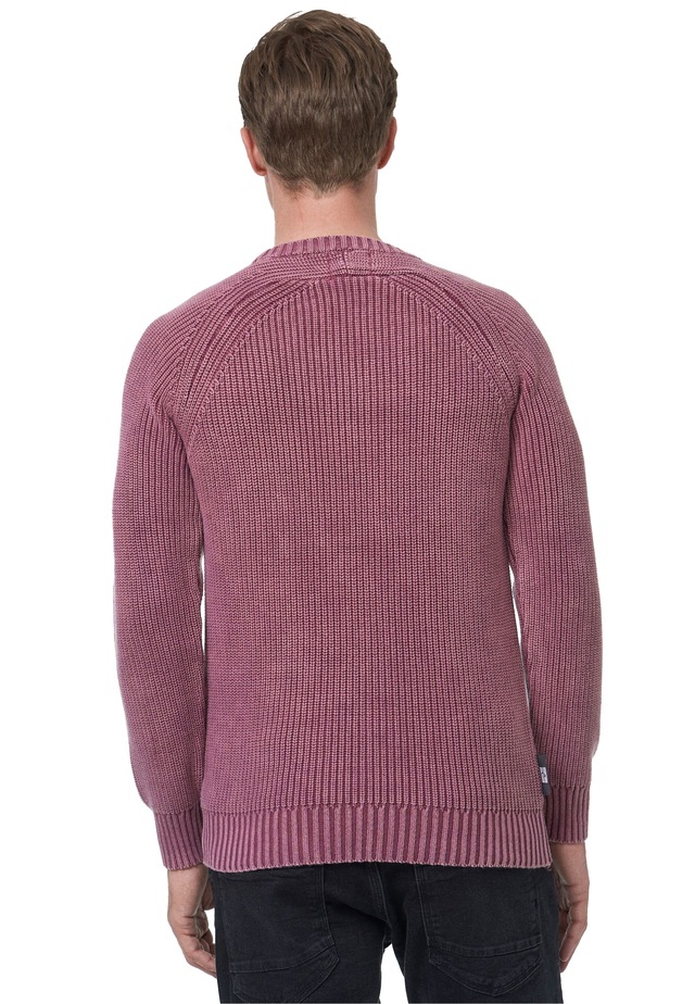 Rusty Neal Strickpullover im einfarbigen Design