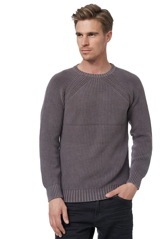 Rusty Neal Strickpullover im einfarbigen Design