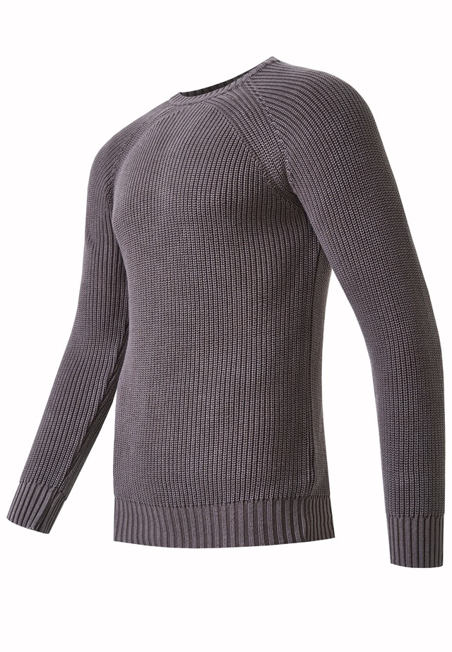 Rusty Neal Strickpullover im einfarbigen Design