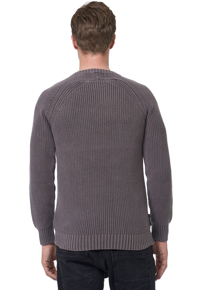 Rusty Neal Strickpullover im einfarbigen Design