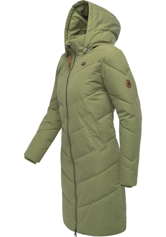 Ragwear Wintermantel »Rebelka« wasserdichter Winterparka mit abnehmbarer Kapuze