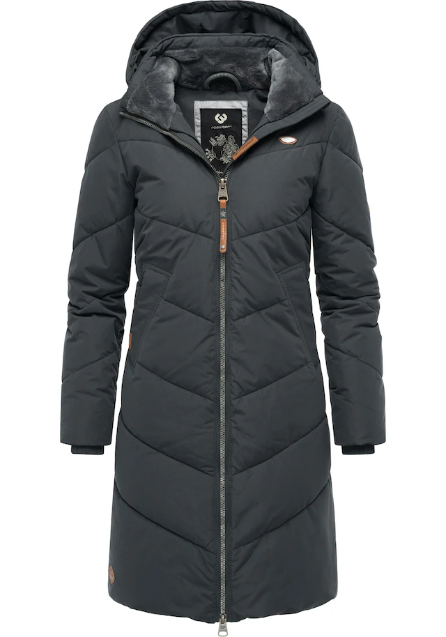 Ragwear Wintermantel »Rebelka« wasserdichter Winterparka mit abnehmbarer Kapuze