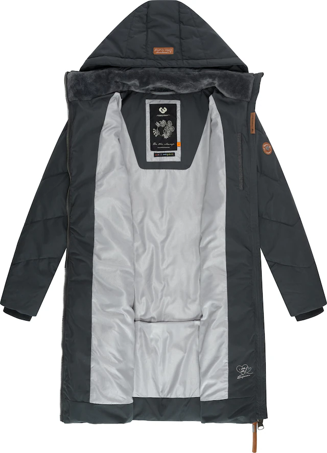 Ragwear Wintermantel »Rebelka« wasserdichter Winterparka mit abnehmbarer Kapuze
