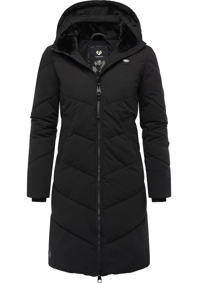 Ragwear Wintermantel »Rebelka« wasserdichter Winterparka mit abnehmbarer Kapuze