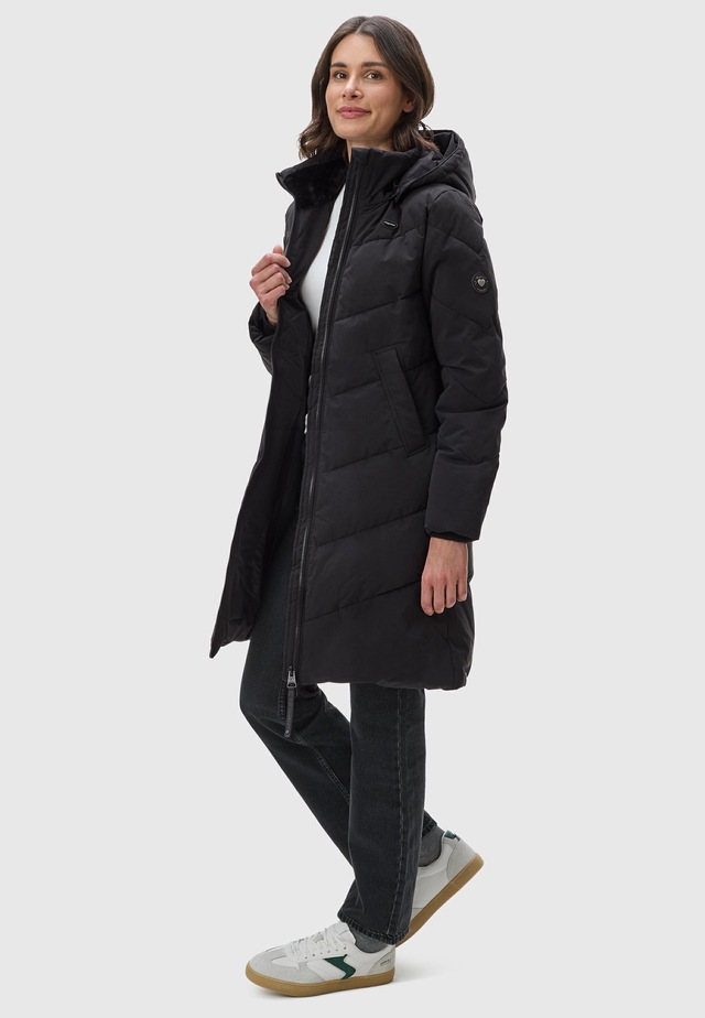Ragwear Wintermantel »Rebelka« wasserdichter Winterparka mit abnehmbarer Kapuze