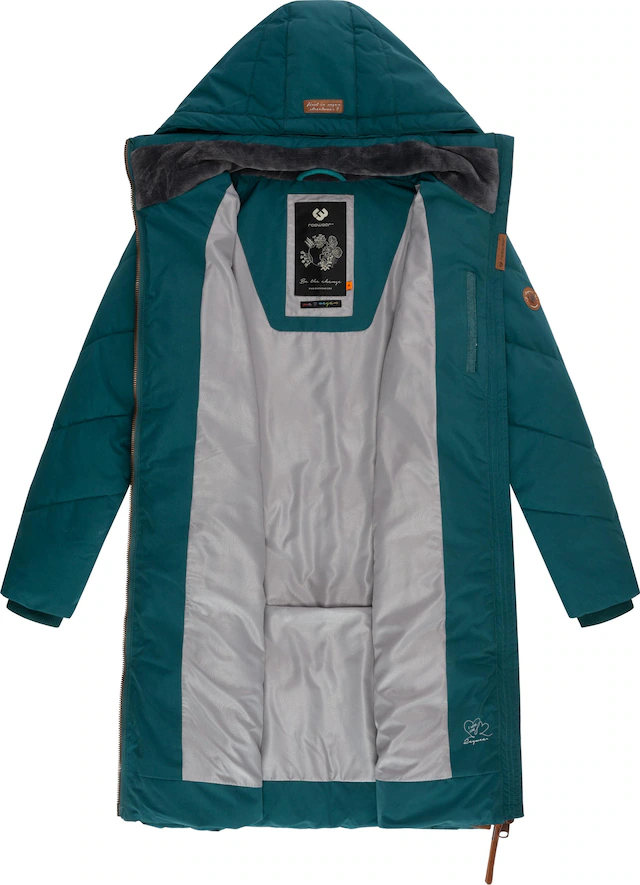 Ragwear Wintermantel »Rebelka« wasserdichter Winterparka mit abnehmbarer Kapuze