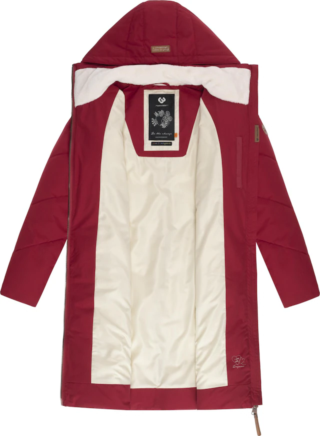 Ragwear Wintermantel »Rebelka« wasserdichter Winterparka mit abnehmbarer Kapuze