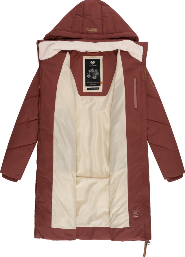 Ragwear Wintermantel »Rebelka« wasserdichter Winterparka mit abnehmbarer Kapuze