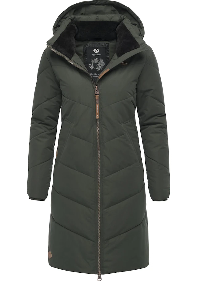 Ragwear Wintermantel »Rebelka« wasserdichter Winterparka mit abnehmbarer Kapuze