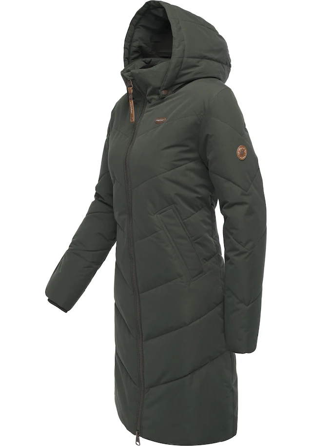 Ragwear Wintermantel »Rebelka« wasserdichter Winterparka mit abnehmbarer Kapuze