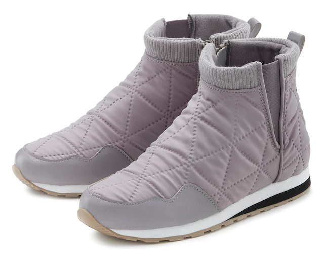 Vivance Winterstiefelette »Ankle Stiefelette, Outdoor Boots, Sneaker,« in modischer Stepp-Optik