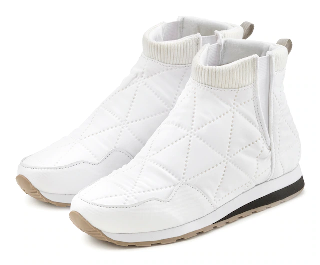 Vivance Winterstiefelette »Ankle Stiefelette, Outdoor Boots, Sneaker,« in modischer Stepp-Optik