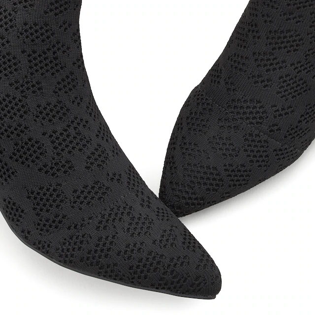 LASCANA Ankleboots »Sock Boot, High Heel Stiefelette, Stiefel,« aus elegant elastischer Spitze