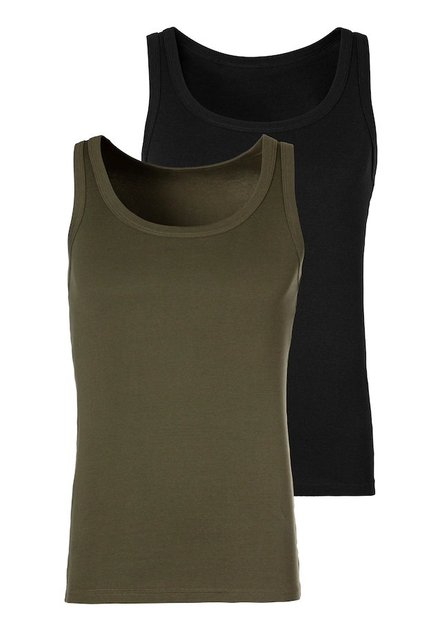 H.I.S Tanktop Packung, 2 Stk. schlichtes Basic, auch zum Unterziehen