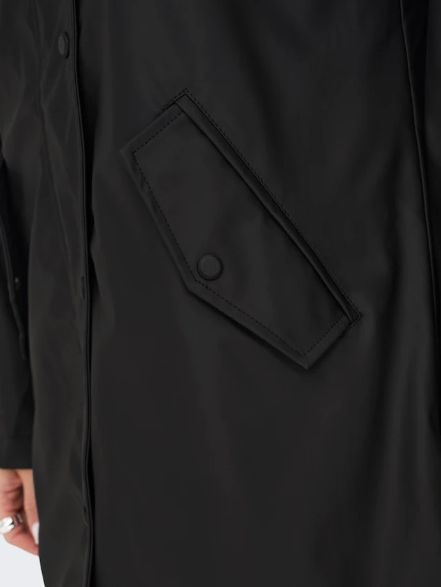 ONLY Funktionsmantel »ONLSALLY RAINCOAT OTW NOOS« mit Kapuze und Teddyplüschfutter