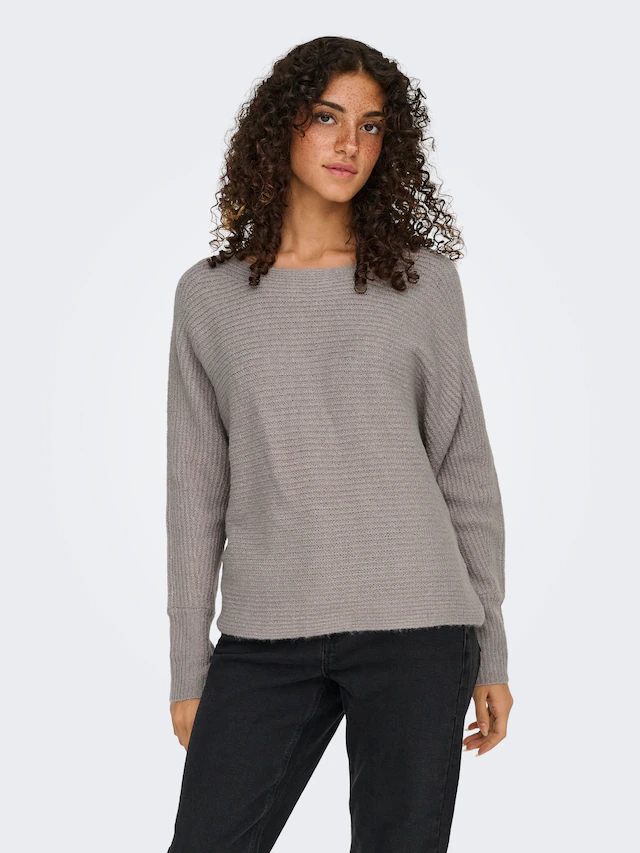 ONLY Strickpullover »ONLDANIELLA L/S PULLOVER KNT NOOS« Materialmix, regular fit