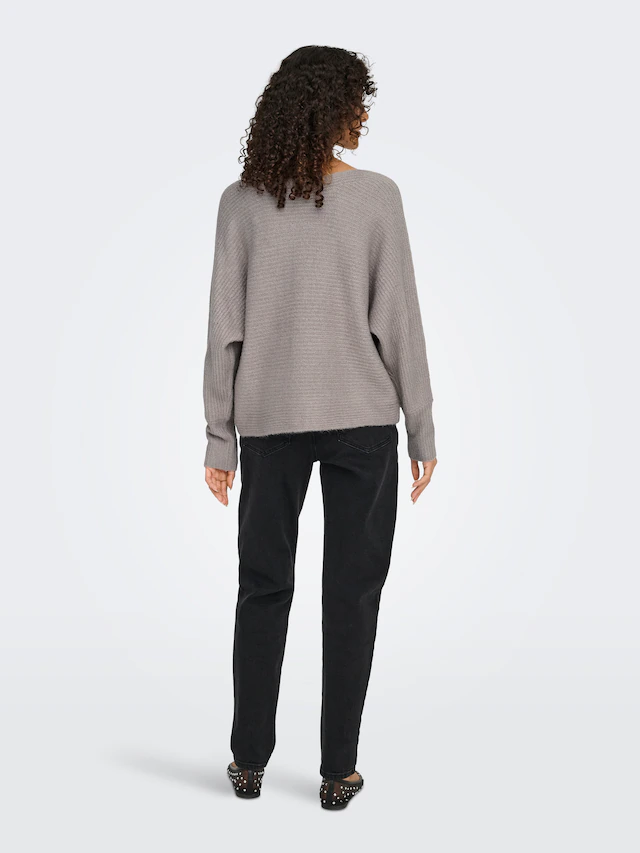 ONLY Strickpullover »ONLDANIELLA L/S PULLOVER KNT NOOS« Materialmix, regular fit