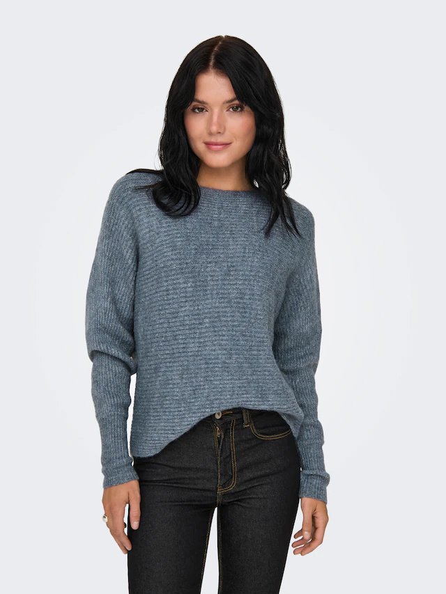 ONLY Strickpullover »ONLDANIELLA L/S PULLOVER KNT NOOS« Materialmix, regular fit