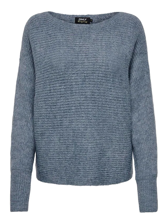 ONLY Strickpullover »ONLDANIELLA L/S PULLOVER KNT NOOS« Materialmix, regular fit