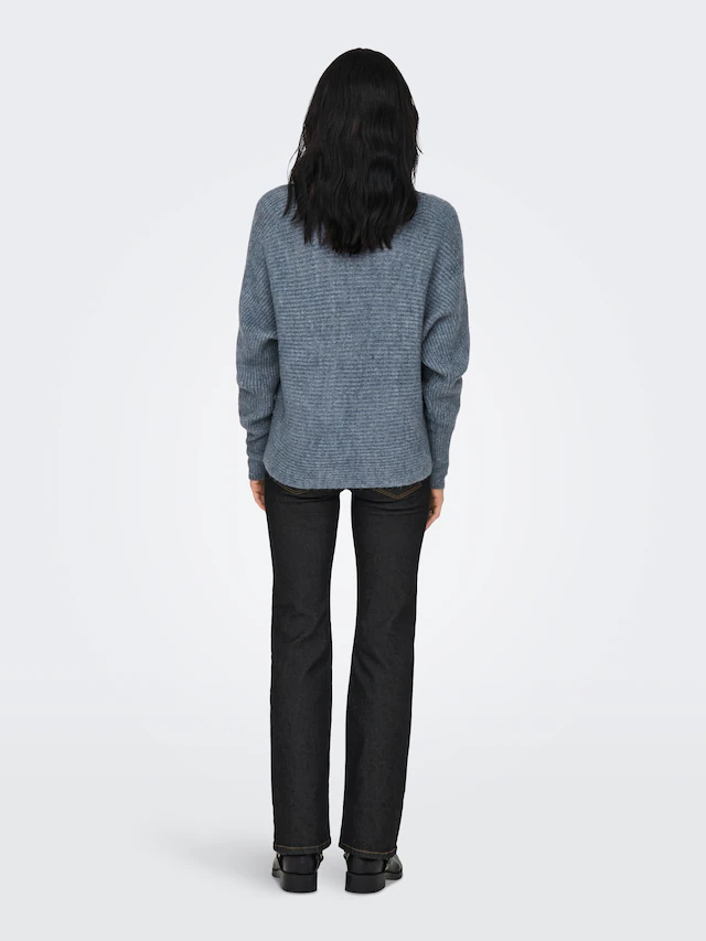 ONLY Strickpullover »ONLDANIELLA L/S PULLOVER KNT NOOS« Materialmix, regular fit