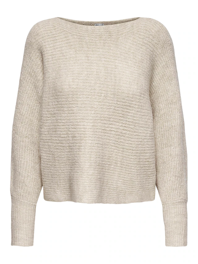 ONLY Strickpullover »ONLDANIELLA L/S PULLOVER KNT NOOS« Materialmix, regular fit