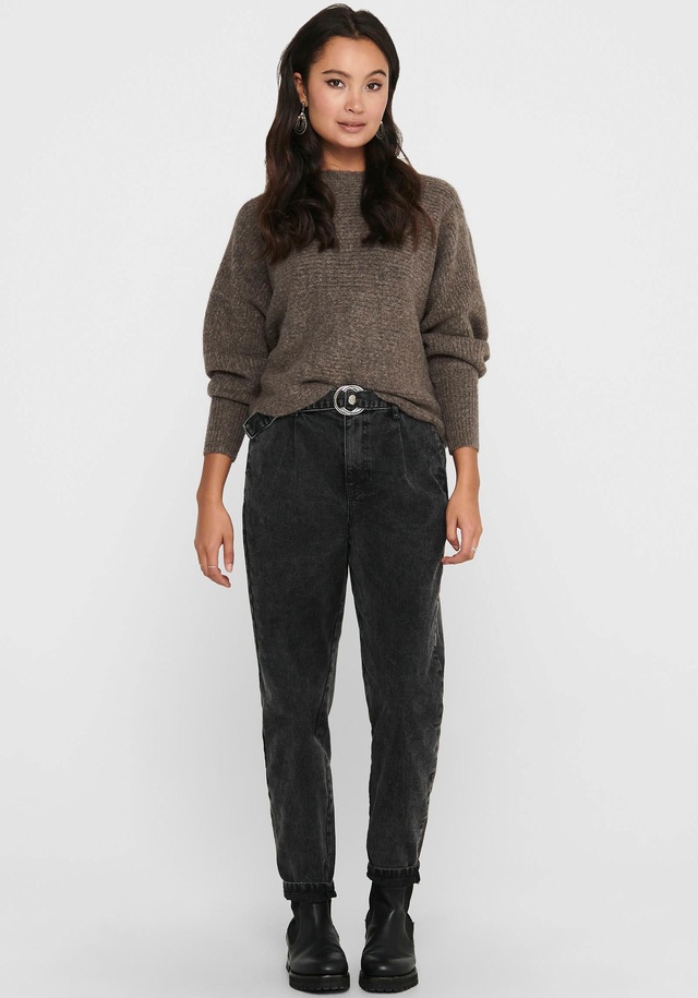 ONLY Strickpullover »ONLDANIELLA L/S PULLOVER KNT NOOS« Materialmix, regular fit
