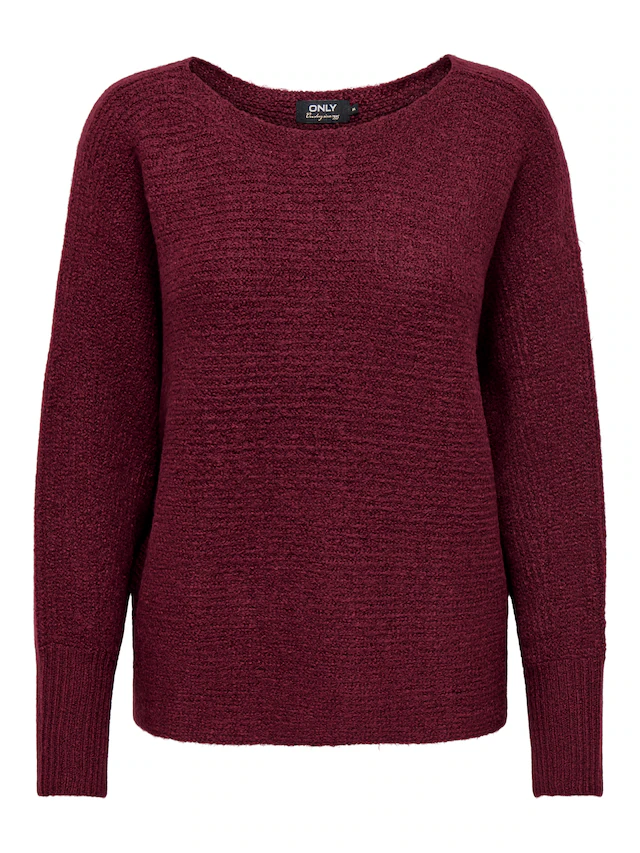 ONLY Strickpullover »ONLDANIELLA L/S PULLOVER KNT NOOS« Materialmix, regular fit