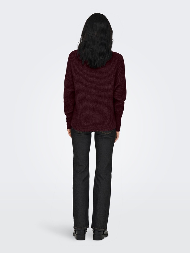 ONLY Strickpullover »ONLDANIELLA L/S PULLOVER KNT NOOS« Materialmix, regular fit