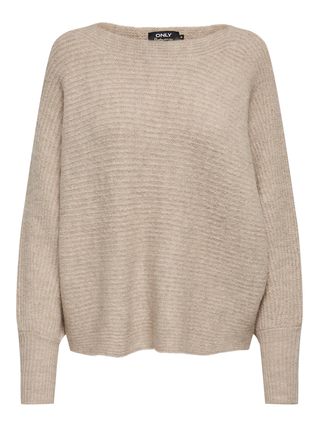 ONLY Strickpullover »ONLDANIELLA L/S PULLOVER KNT NOOS« Materialmix, regular fit