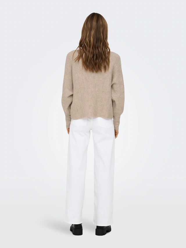 ONLY Strickpullover »ONLDANIELLA L/S PULLOVER KNT NOOS« Materialmix, regular fit