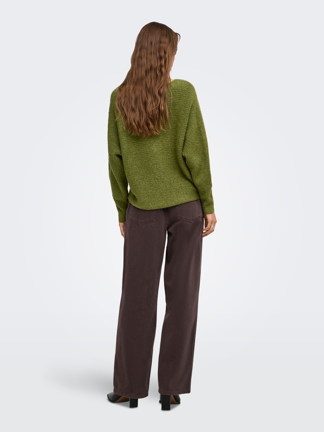 ONLY Strickpullover »ONLDANIELLA L/S PULLOVER KNT NOOS« Materialmix, regular fit