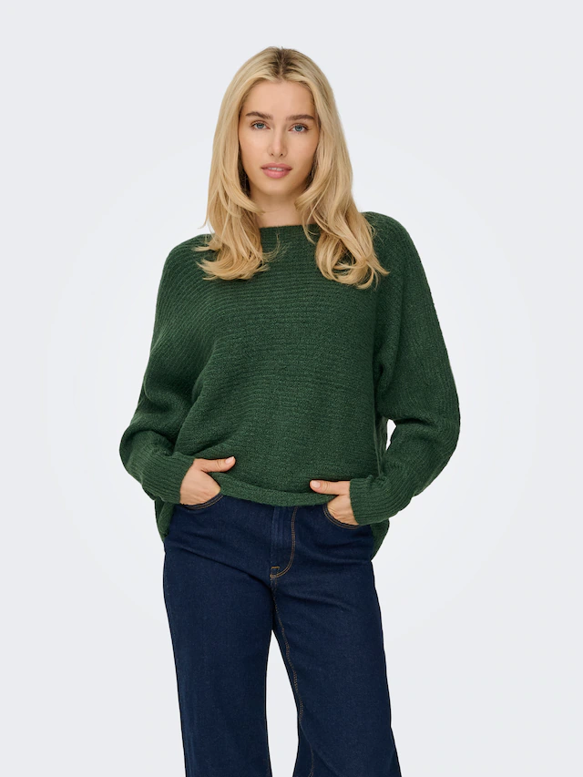 ONLY Strickpullover »ONLDANIELLA L/S PULLOVER KNT NOOS« Materialmix, regular fit