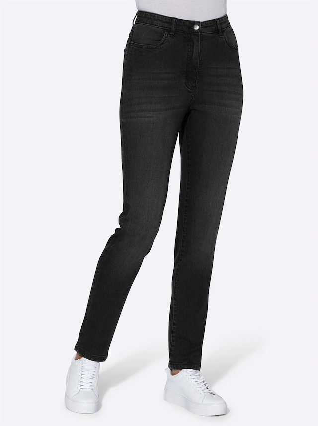 Classic Basics High-waist-Jeans 1 tlg.