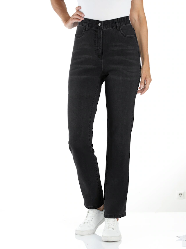 Classic Basics High-waist-Jeans 1 tlg.