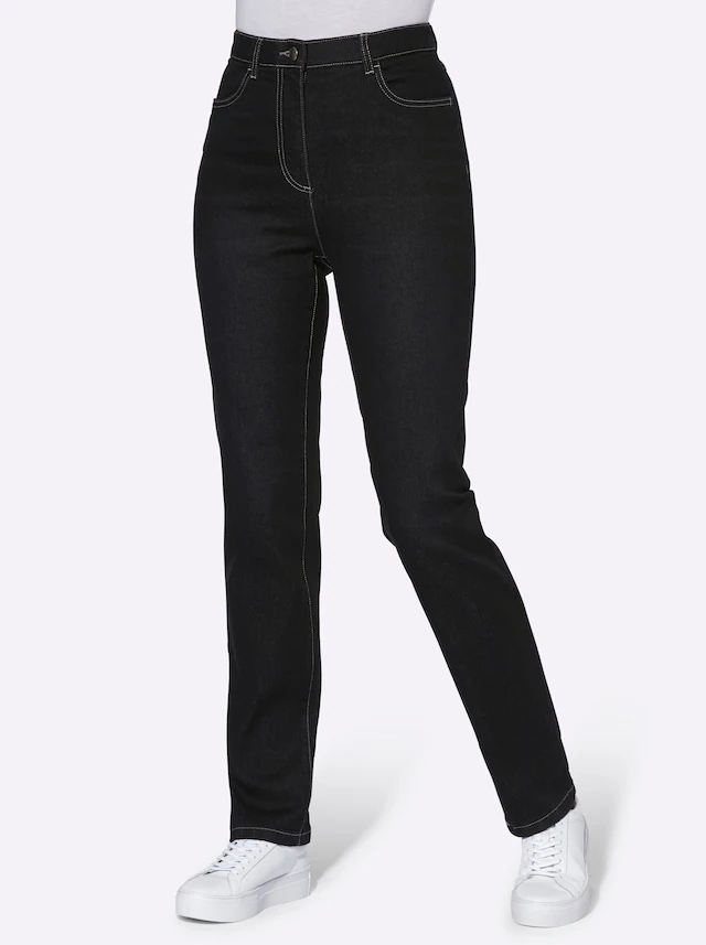 Classic Basics High-waist-Jeans 1 tlg.