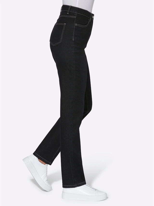 Classic Basics High-waist-Jeans 1 tlg.