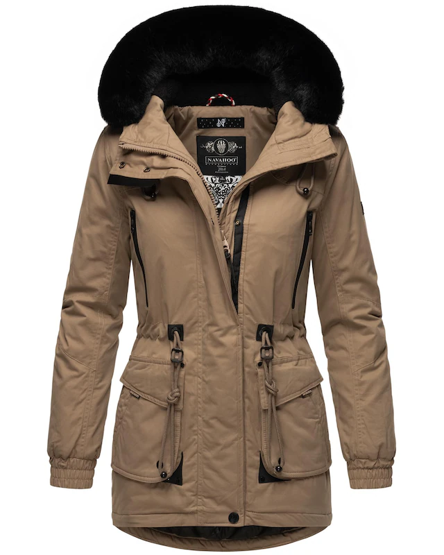 Marikoo Wintermantel »Olessaa« Sportlicher Baumwoll-Parka für den Winter