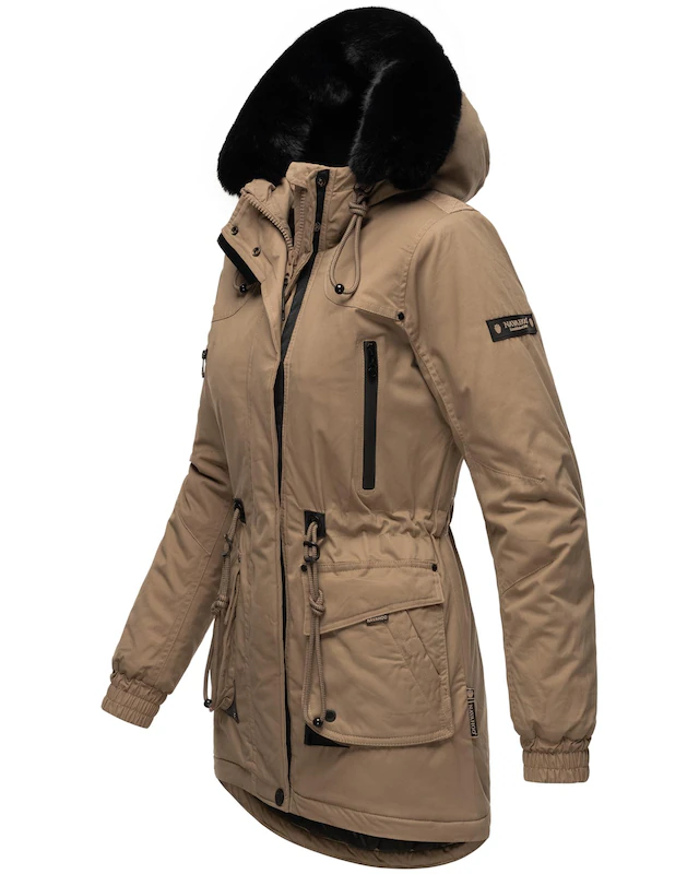 Marikoo Wintermantel »Olessaa« Sportlicher Baumwoll-Parka für den Winter