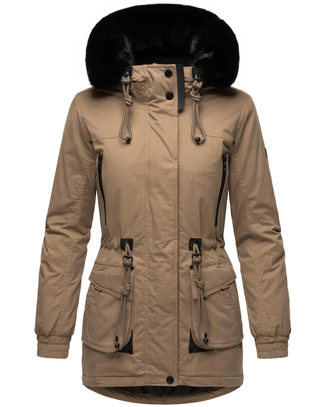 Marikoo Wintermantel »Olessaa« Sportlicher Baumwoll-Parka für den Winter