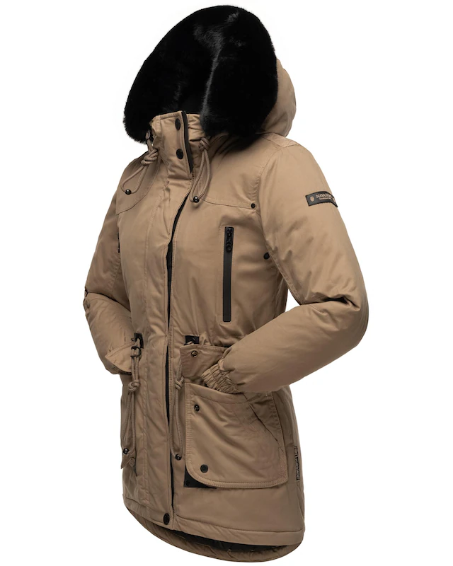 Marikoo Wintermantel »Olessaa« Sportlicher Baumwoll-Parka für den Winter