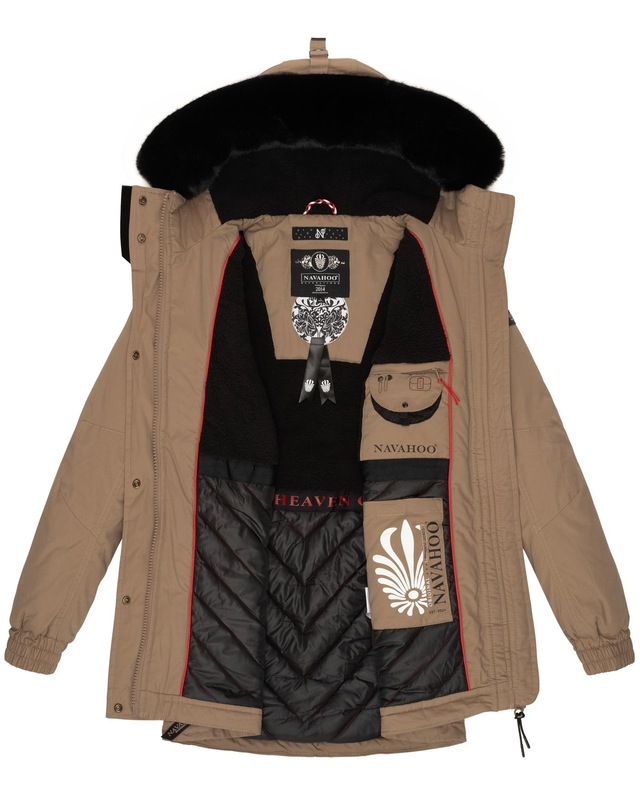 Marikoo Wintermantel »Olessaa« Sportlicher Baumwoll-Parka für den Winter