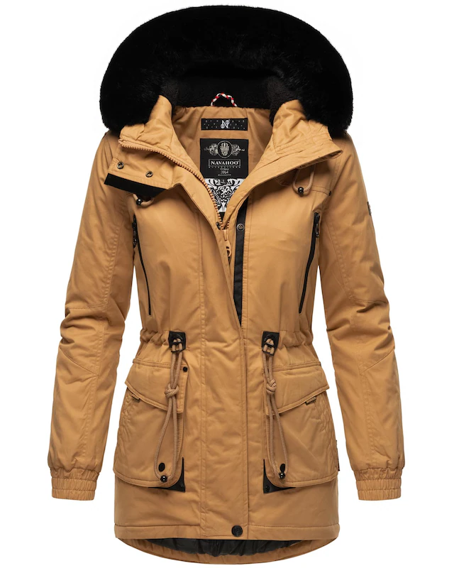 Marikoo Wintermantel »Olessaa« Sportlicher Baumwoll-Parka für den Winter