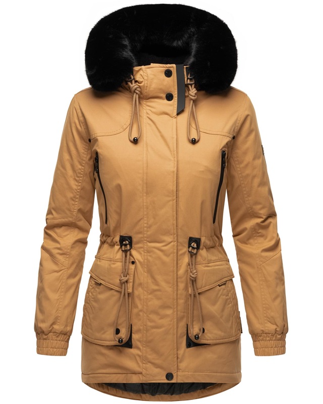 Marikoo Wintermantel »Olessaa« Sportlicher Baumwoll-Parka für den Winter