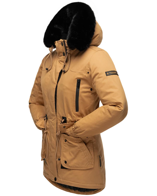 Marikoo Wintermantel »Olessaa« Sportlicher Baumwoll-Parka für den Winter
