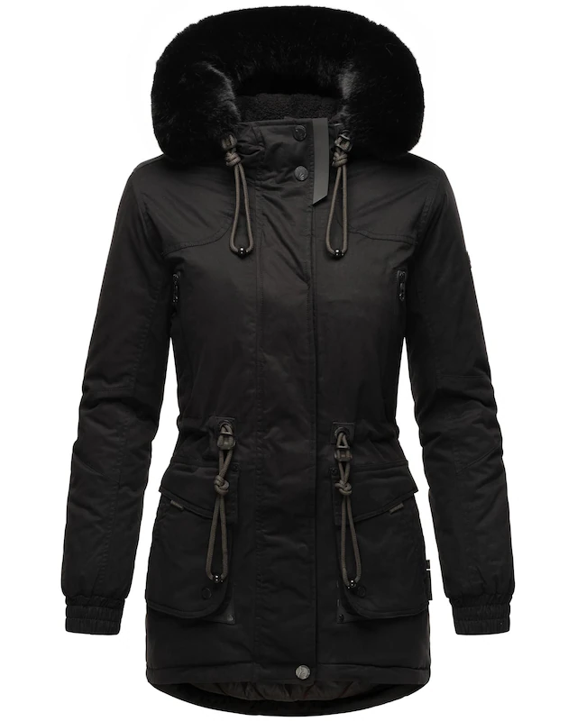 Marikoo Wintermantel »Olessaa« Sportlicher Baumwoll-Parka für den Winter