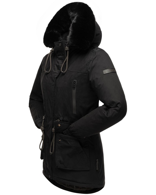 Marikoo Wintermantel »Olessaa« Sportlicher Baumwoll-Parka für den Winter